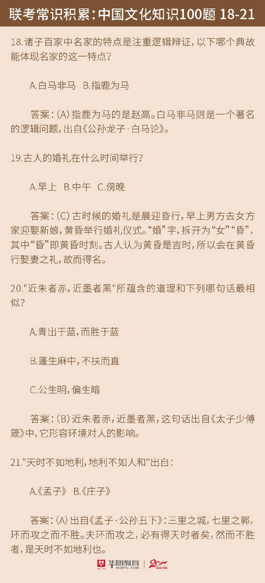 中国文化知识100题(附答案)：轻松掌握中华文明精髓，快速提升文化素养